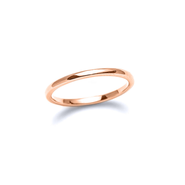 Classic Band Ring in Rose Gold