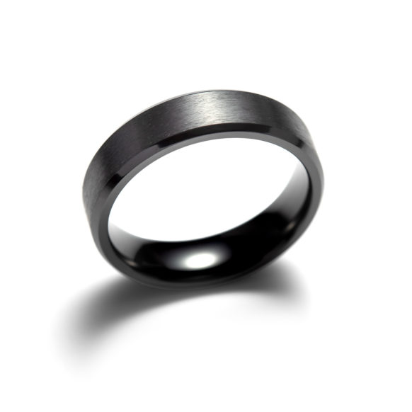 Modern Zirconium Mid Ring
