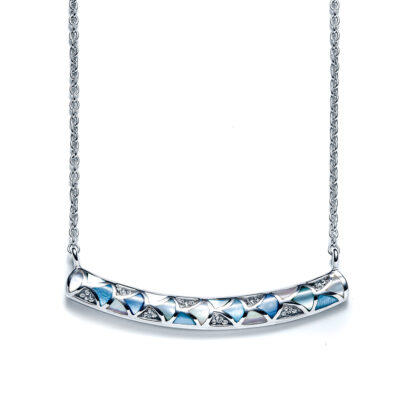 Capri Sparkling Sea Bar Necklace