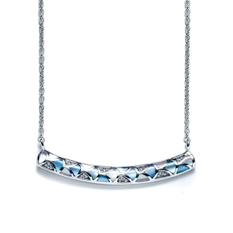 Capri Sparkling Sea Bar Necklace