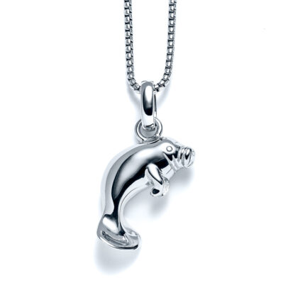 Springs Manatee Charm Necklace