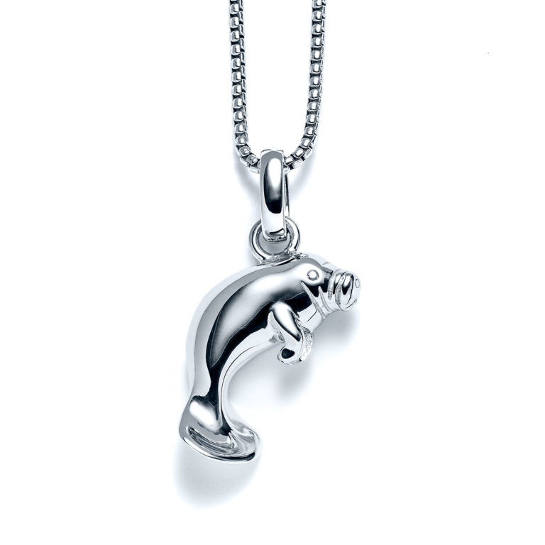 Springs Manatee Charm Necklace