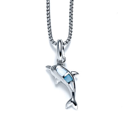 Capri Dolphin Charm Necklace