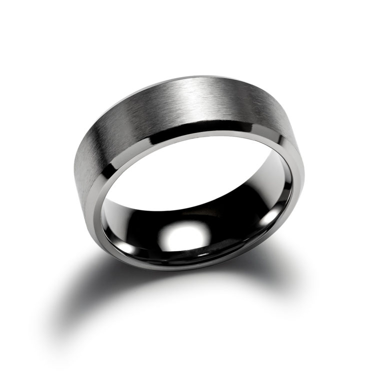 Modern Tungsten Ring