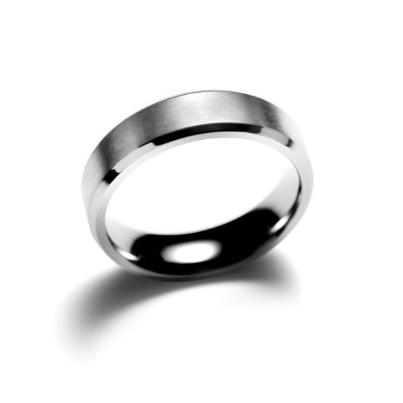 Modern Titanium Mid Ring