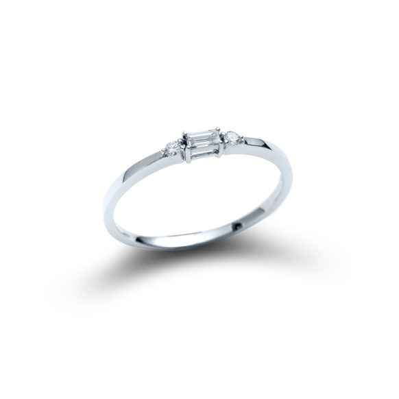 Mini Baguette Diamond Ring