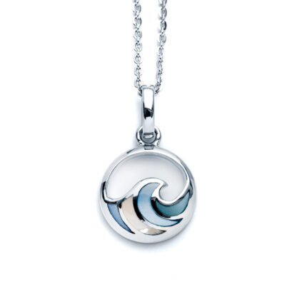 Capri Wave Charm Necklace