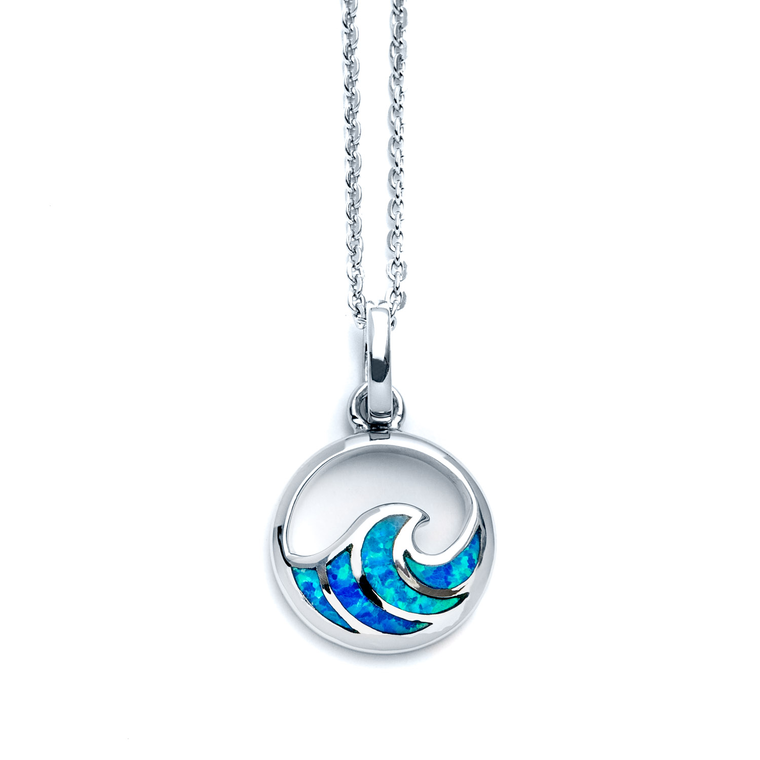Opal shop wave necklace
