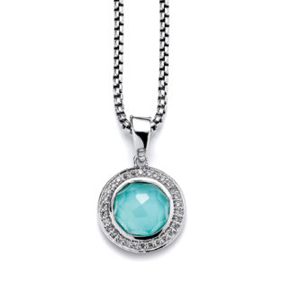 Laguna Round Diamond Necklace