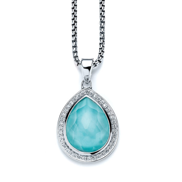 Laguna Teardrop Diamond Necklace