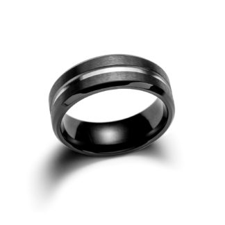 Delray Forged Zirconium Ring