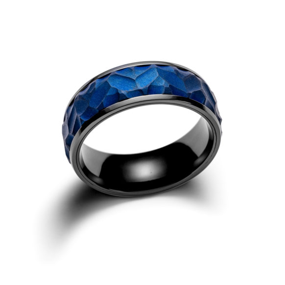Stormtide Blue Zirconium Ring