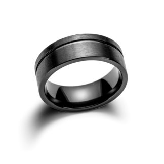 Asymmetry Zirconium Ring
