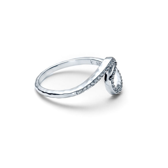 Radiant Wave Ring Side View