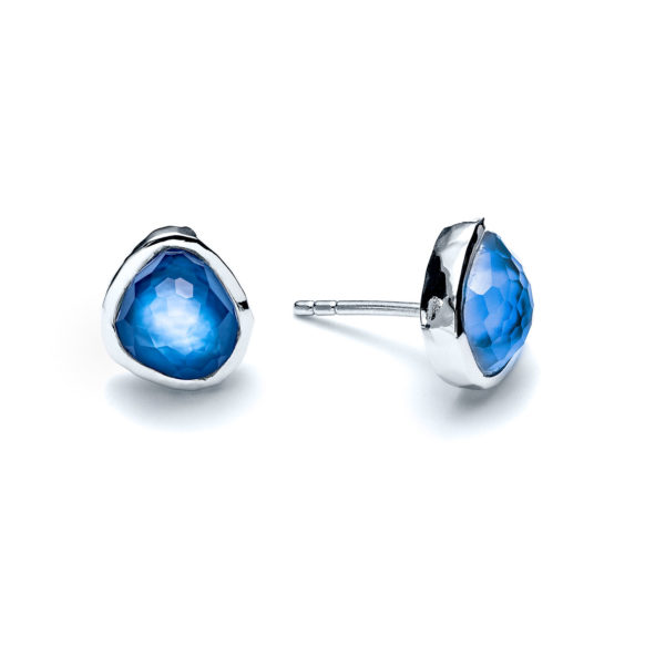 Atlantic Sea Pebble Stud Earrings