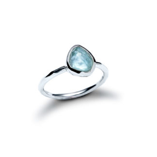 Gulf Coast Sea Pebble Mini Stacking Ring