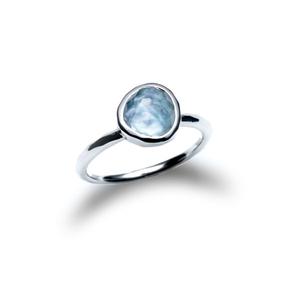 Gulf Coast Sea Pebble Stacking Ring