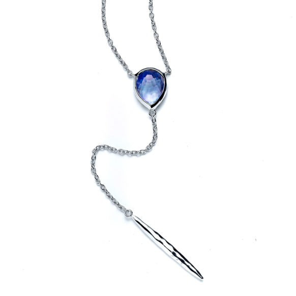 Luminous Shore Teardrop Y-Necklace