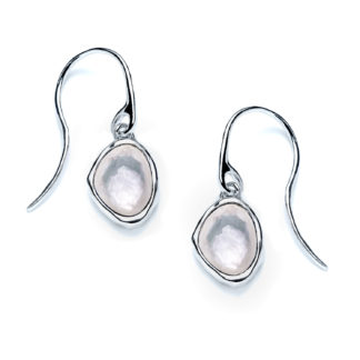 Radiant Pearl Sea Pebble Earrings