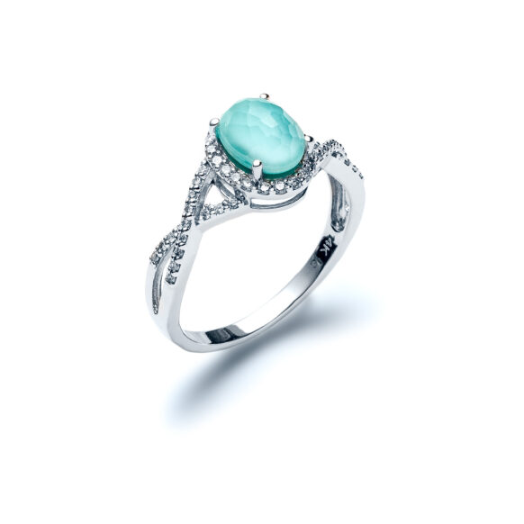 Laguna Raya White Gold Ring Side