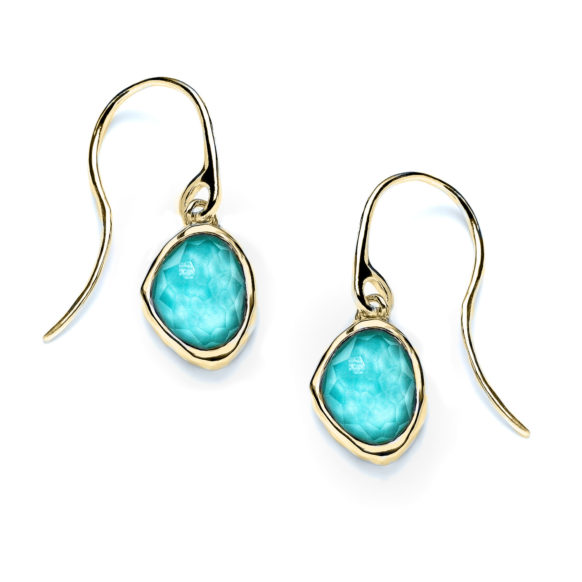 Laguna Sea Pebble Gold Dangle Earrings