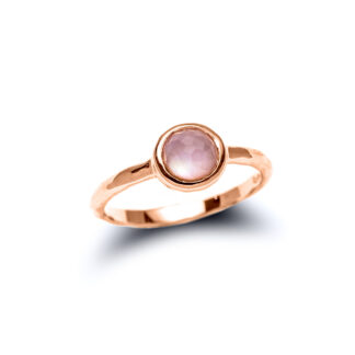 Pink Orchid Rose Gold Poolside Ring