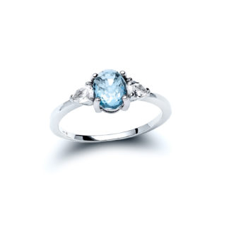 Sky Blue Topaz Greyson Ring