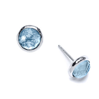 Sky Blue Topaz 8mm Poolside Stud Earrings