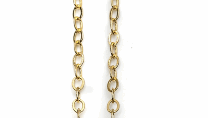 LC 14k Yellow Gold Fine Cable Chain