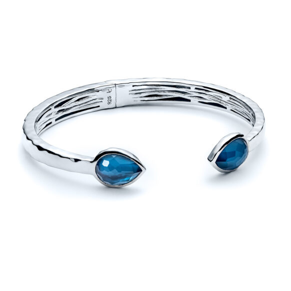 Atlantic Teardrop Cuff Bracelet