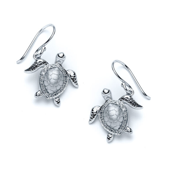 Radiant Sea Turtle Earrings