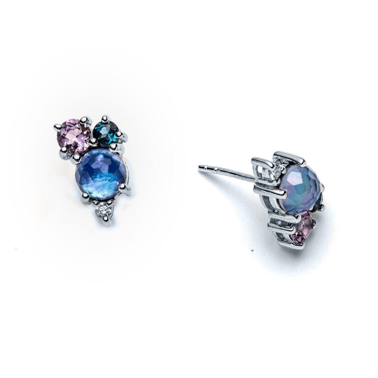Luminous Shoreline Stud Earrings