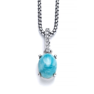 Larimar Aria Necklace