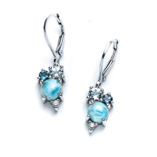 Larimar Shoreline Earrings