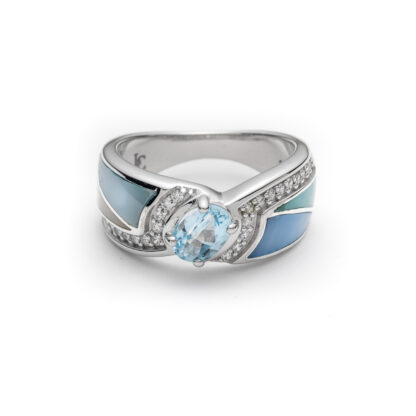 Capri Tideline Ring Front