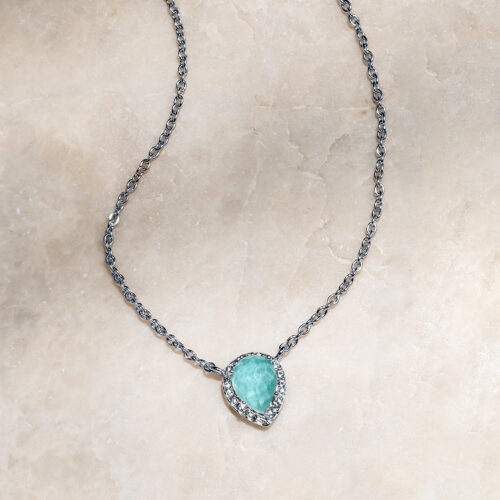 Laguna Aura Necklace on Stone