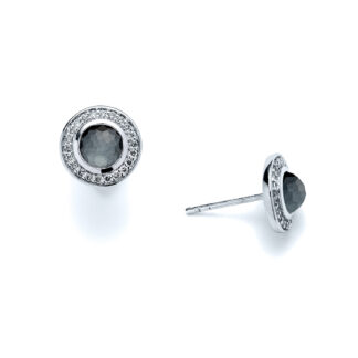 Midnight Shore Solana Diamond Stud Earrings