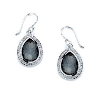 Midnight Shore Solana Teardrop Diamond Earrings