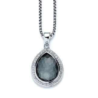 Midnight Shore Solana Teardrop Necklace