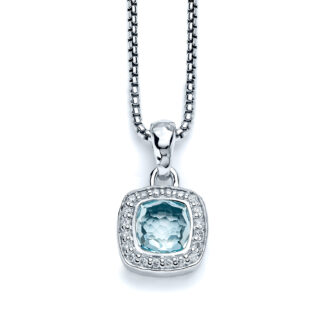 Sky Blue Topaz Mini Solana Necklace