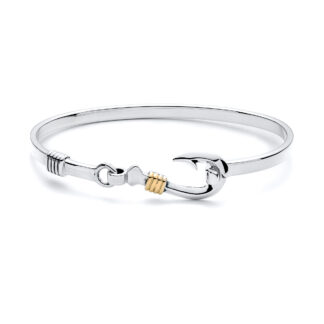 Two Tone Fish Hook Bracelet