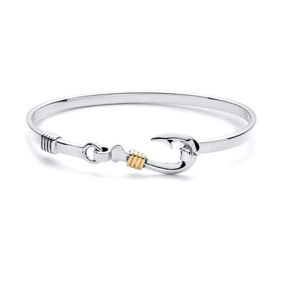 Two Tone Fish Hook Bracelet