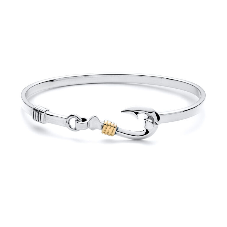 Two Tone Fish Hook Bracelet