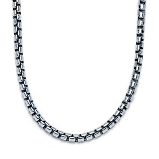 Oxidized Rounded Box Chain 2.5mm