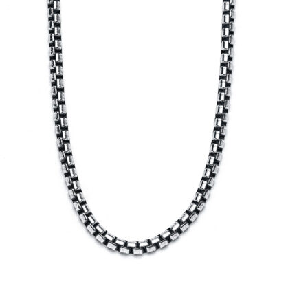 2mm Sterling Silver Rounded Box Chain