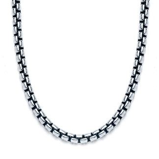 3mm Sterling Silver Rounded Box Chain