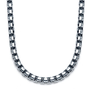 4mm Sterling Silver Rounded Box Chain