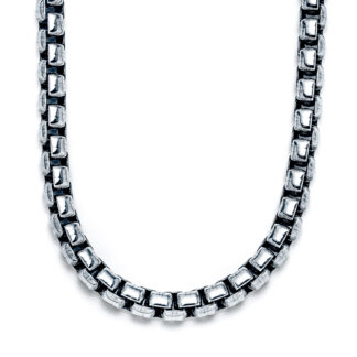 5mm Sterling Silver Rounded Box Chain