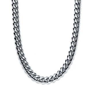 Cuban Link Chain Sterling Silver 5mm