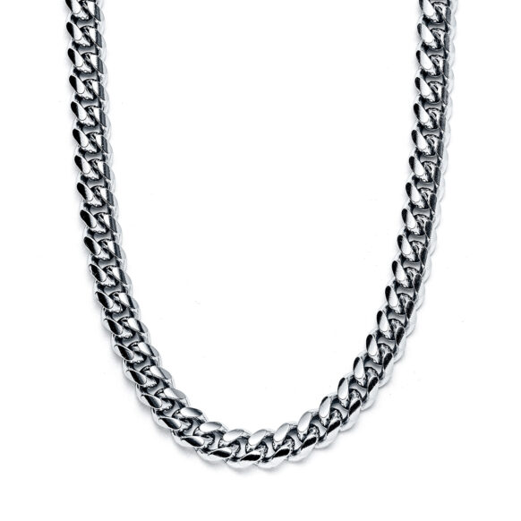 Cuban Link Chain Sterling Silver 5mm